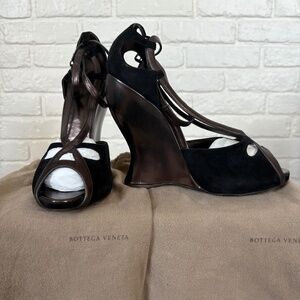 BOTTEGA VENETA PELLA S. GOMMA 4.75” WEDGES